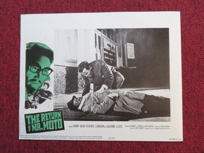 THE RETURN OF MR. MOTO US LOBBY CARD FULL SET HENRY SILVA TERENCE LONGDON 1965 Rendezvous Cinema Movie posters