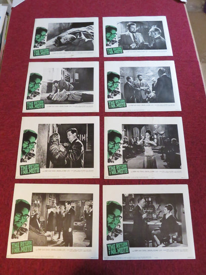 THE RETURN OF MR. MOTO US LOBBY CARD FULL SET HENRY SILVA TERENCE LONGDON 1965 Rendezvous Cinema Movie posters