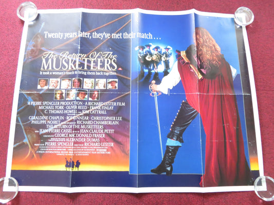 THE RETURN OF THE MUSKETEERS UK QUAD (30"x 40") ROLLED POSTER OLIVER REED 1989 Rendezvous Cinema Movie posters