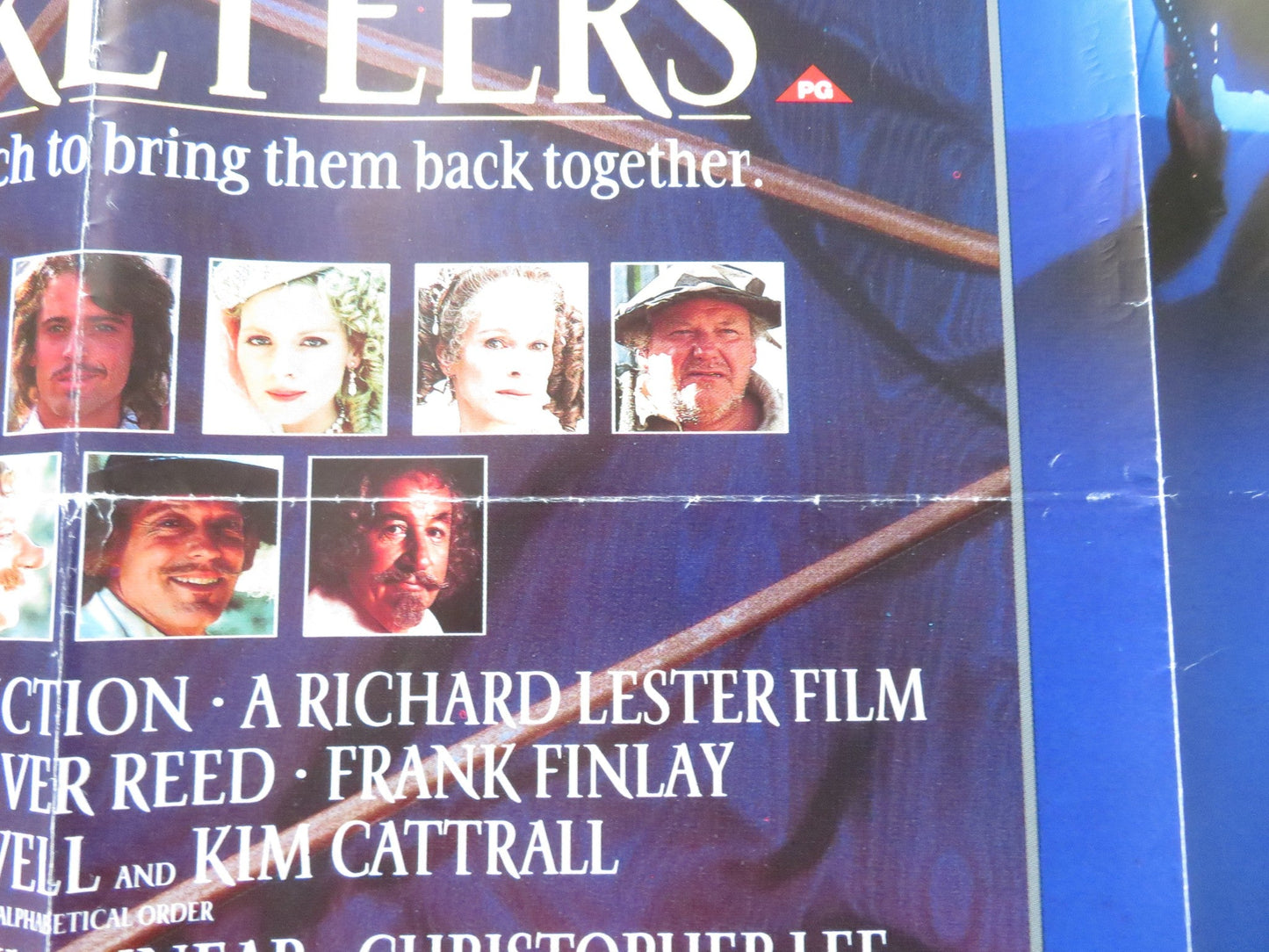 THE RETURN OF THE MUSKETEERS UK QUAD (30"x 40") ROLLED POSTER OLIVER REED 1989 Rendezvous Cinema Movie posters