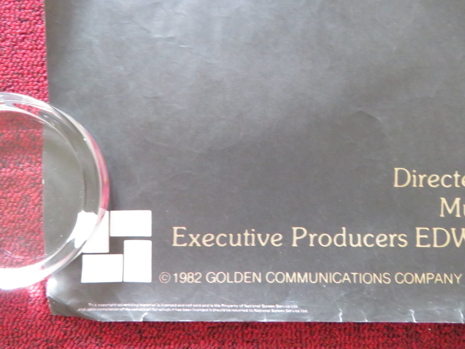 THE RETURN OF THE SOLDIER UK QUAD (30"x 40") ROLLED POSTER JULIE CHRISTIE 1982 Rendezvous Cinema Movie posters