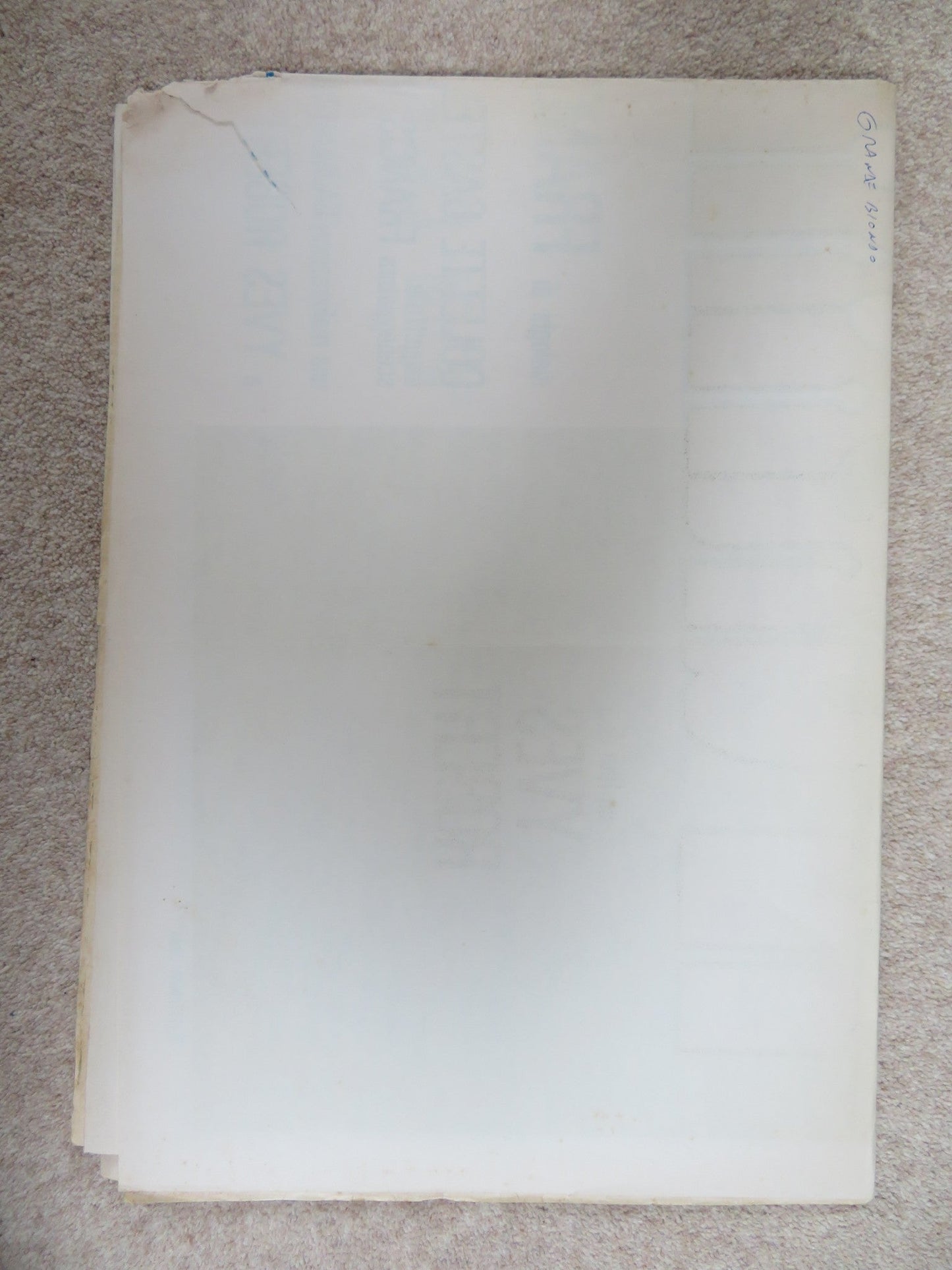 THE RETURN OF THE TALL BLOND MAN ITALIAN 2 FOGLIO POSTER JEAN CARMET 1974 Rendezvous Cinema Movie posters