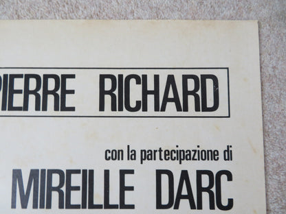 THE RETURN OF THE TALL BLOND MAN ITALIAN 2 FOGLIO POSTER JEAN CARMET 1974 Rendezvous Cinema Movie posters