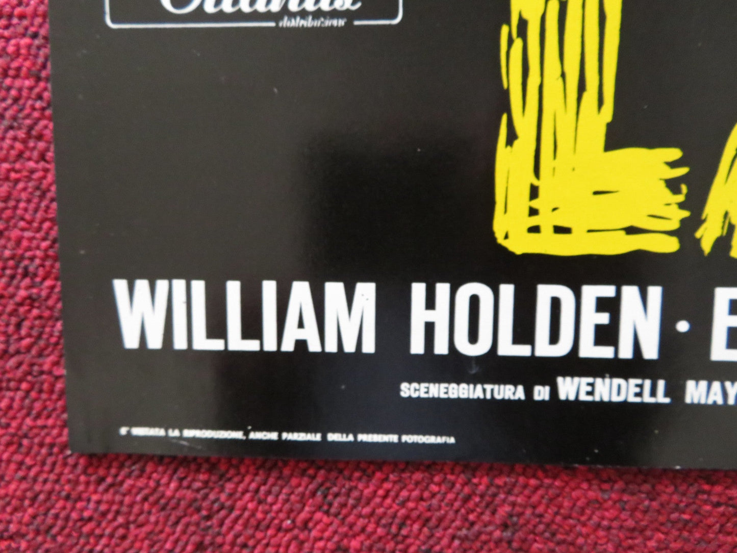 THE REVENGERS - B ITALIAN FOTOBUSTA POSTER WILLIAM HOLDEN ERNEST BORNINE 1972 Rendezvous Cinema Movie posters