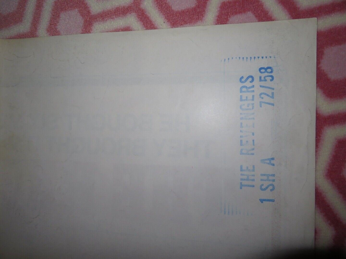 THE REVENGERS FOLDED US ONE SHEET POSTER WILLIAM HOLDEN ERNEST BORGNINE 1972 Movie posters