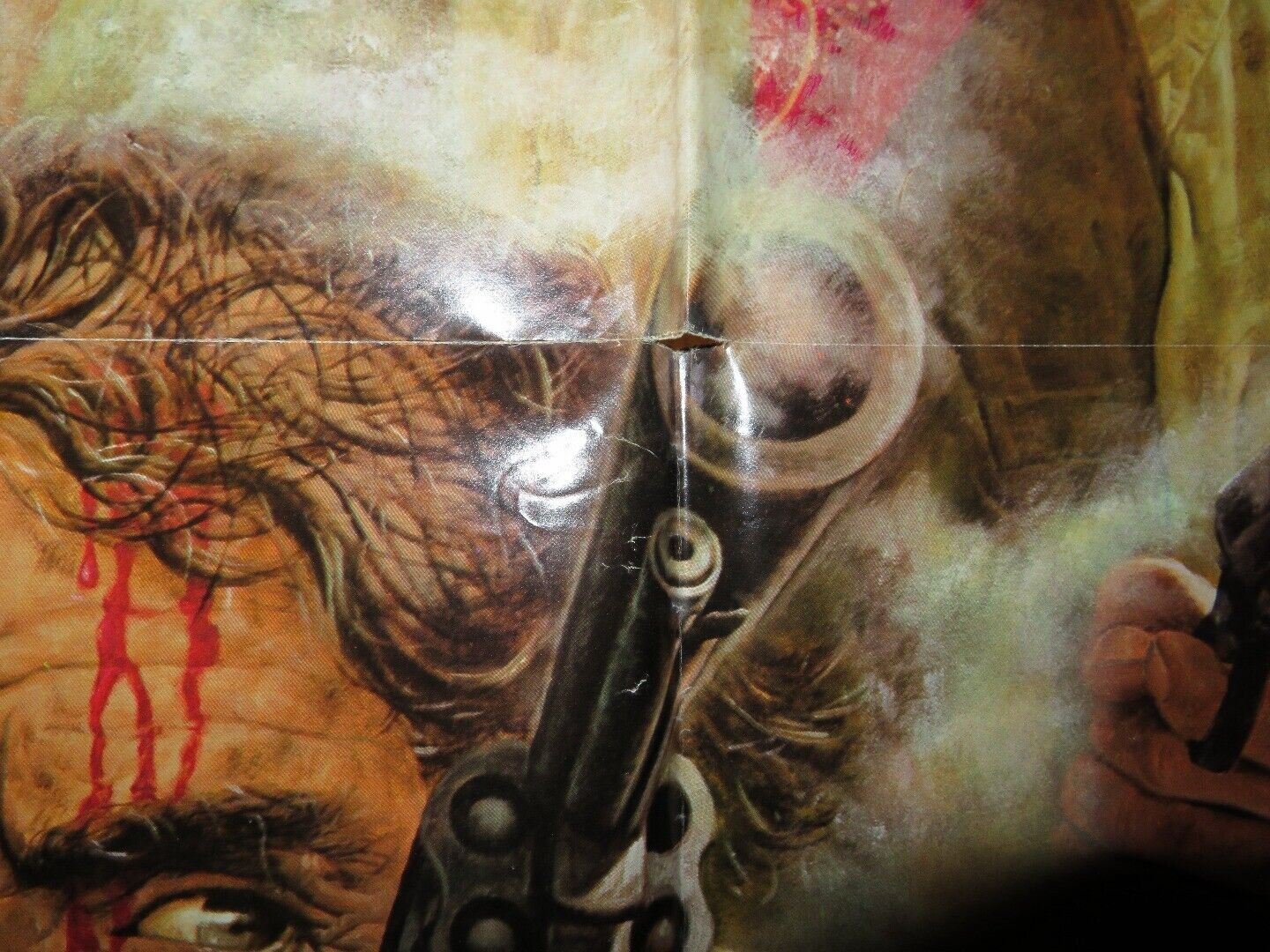 THE REVENGERS FOLDED US ONE SHEET POSTER WILLIAM HOLDEN ERNEST BORGNINE 1972 Movie posters