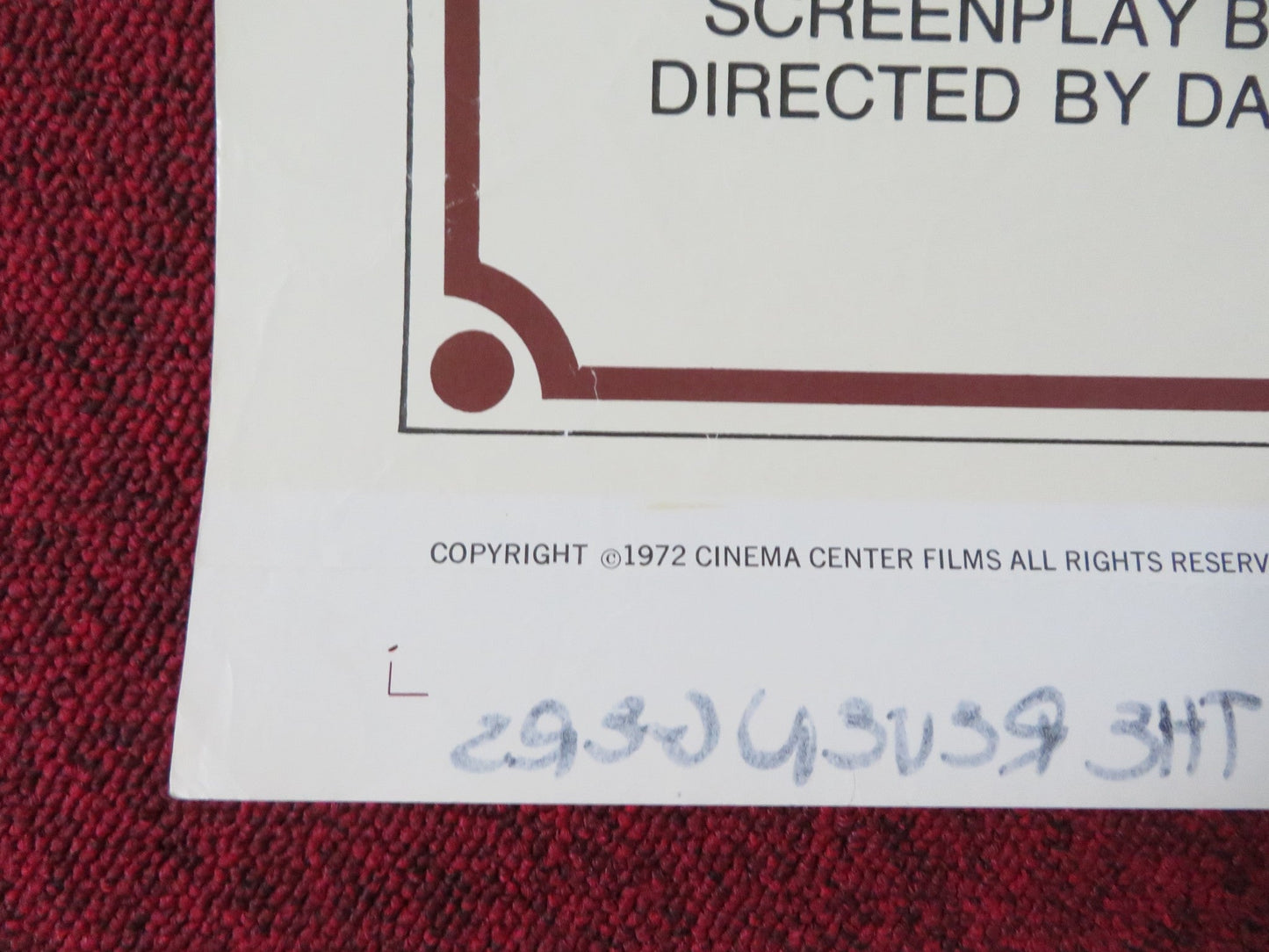 THE REVENGERS - STYLE B FOLDED US ONE SHEET POSTER WILLIAM HOLDEN BORGNINE 1972 Rendezvous Cinema Movie posters