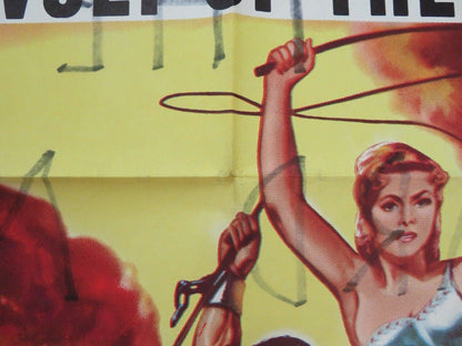 THE REVOLT OF SLAVES US ONE SHEET POSTER RHONDA FLEMING LANG JEFFRIES 1961 - Rendezvous Cinema