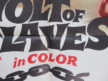 THE REVOLT OF SLAVES US ONE SHEET POSTER RHONDA FLEMING LANG JEFFRIES 1961 - Rendezvous Cinema