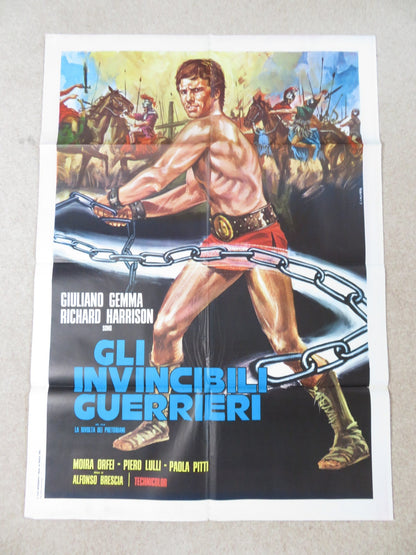 THE REVOLT OF THE PRETORIANS ITALIAN 2 FOGLIO POSTER RICHARD HARRISON 1964 Rendezvous Cinema Movie posters