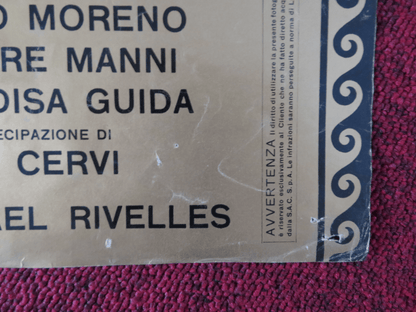THE REVOLT OF THE SLAVES -B ITALIAN FOTOBUSTA POSTER RHONDA FLEMING 1960 - Rendezvous Cinema