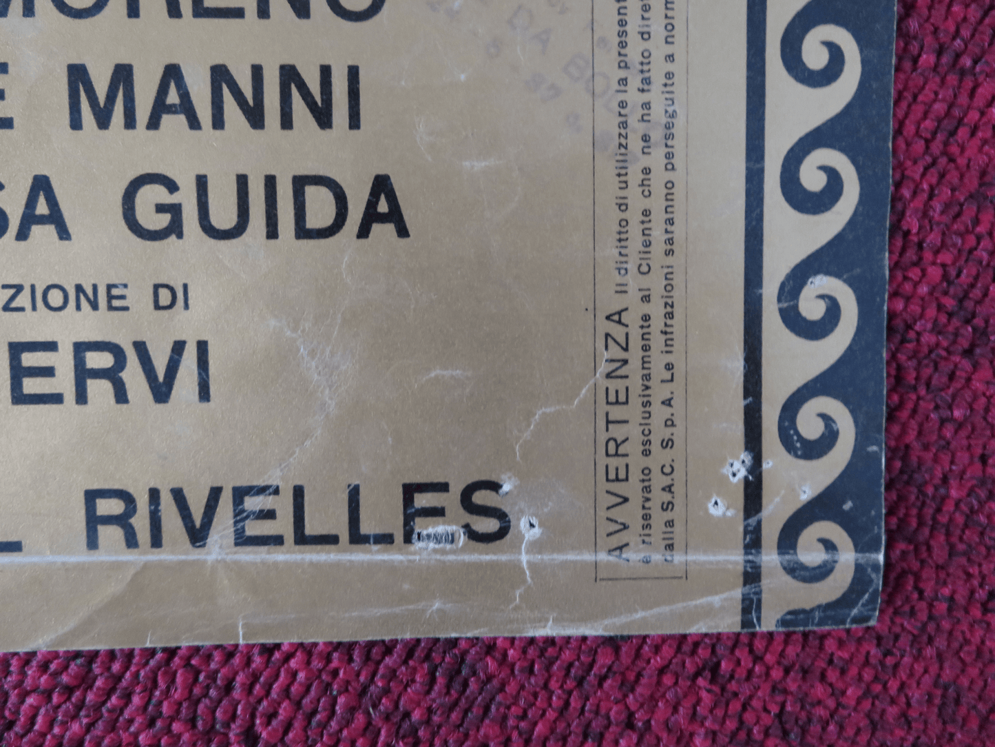 THE REVOLT OF THE SLAVES -C ITALIAN FOTOBUSTA POSTER RHONDA FLEMING 1960 - Rendezvous Cinema