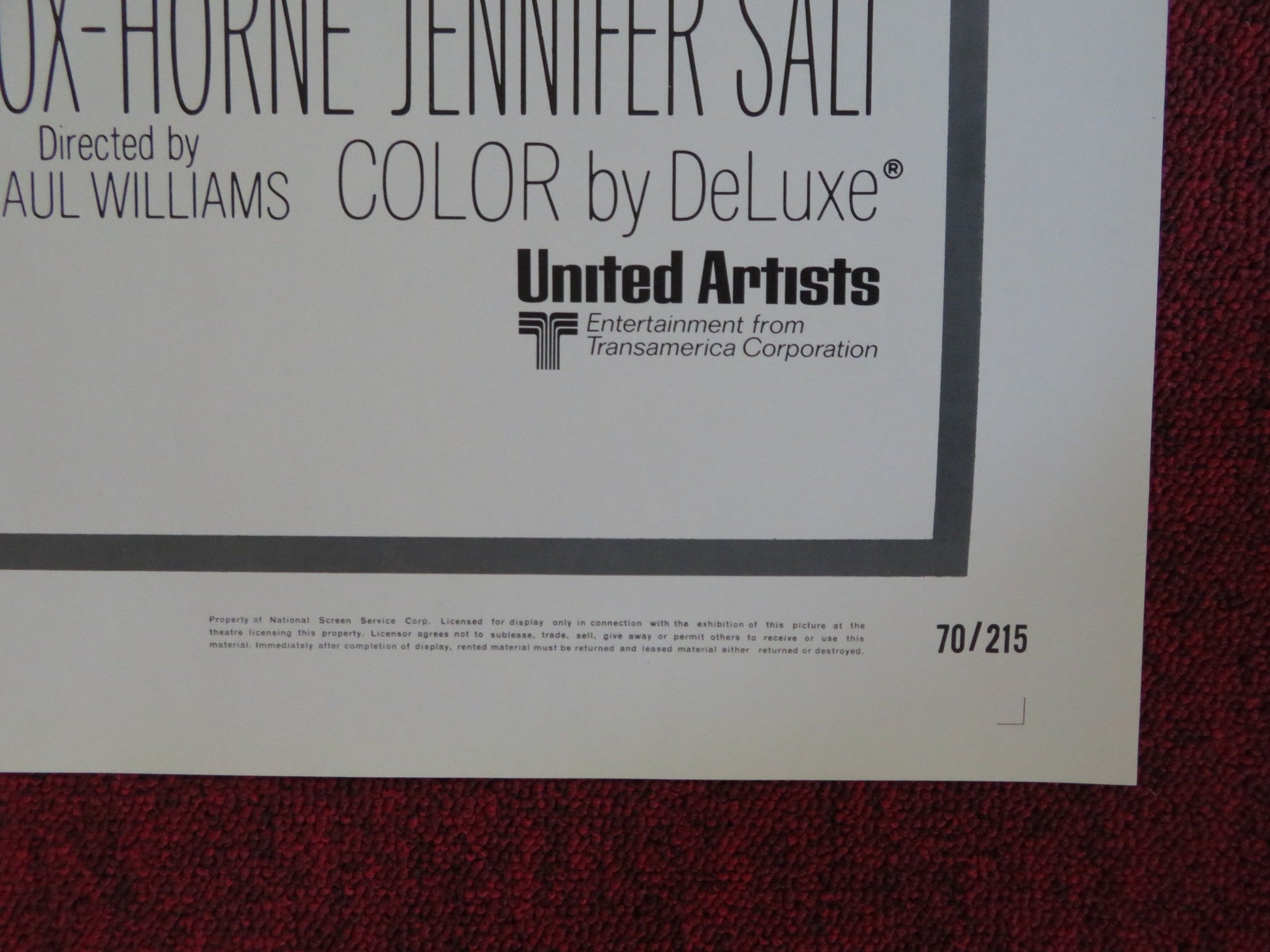 THE REVOLUTIONARY FOLDED US ONE SHEET POSTER JON VOIGHT ROBERT DUVALL 1970 Rendezvous Cinema Movie posters