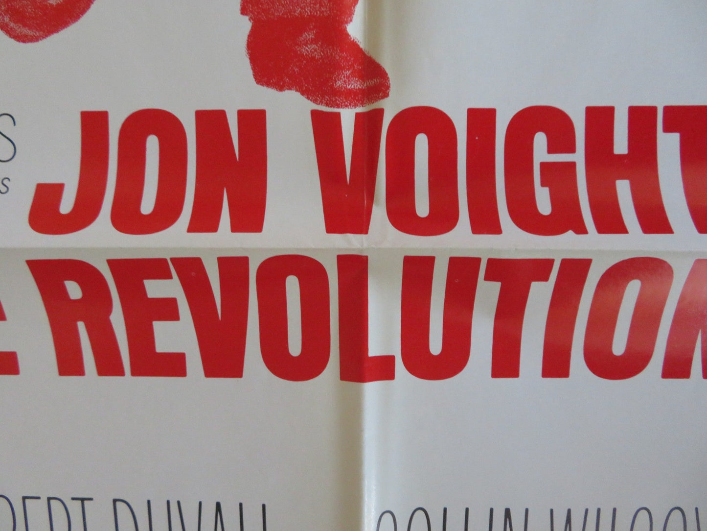 THE REVOLUTIONARY FOLDED US ONE SHEET POSTER JON VOIGHT ROBERT DUVALL 1970 Rendezvous Cinema Movie posters