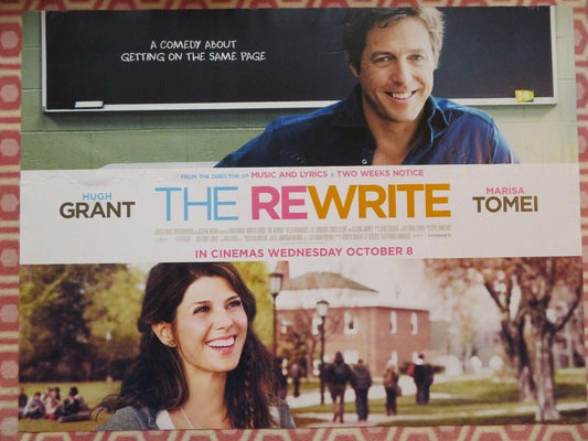 THE REWRITE QUAD (30"x 40") ROLLED POSTER HUGH GRANT MARISA TOMEI 2014 Movie posters