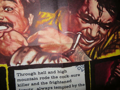 THE RIDE BACK FOLDED US ONE SHEET POSTER ANTHONY QUINN 1957 Movie posters