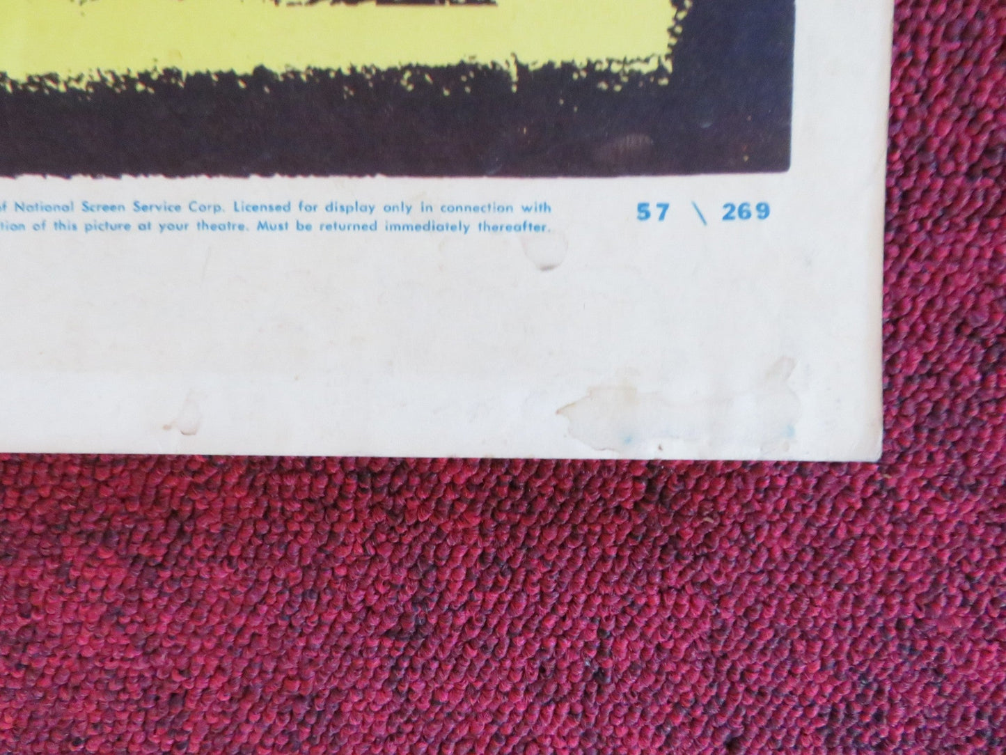 THE RIDE BACK US INSERT (14"x 36") POSTER ANTHONY QUINN WILLIAM CONRAD 1957 Rendezvous Cinema Movie posters