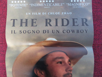 THE RIDER ITALIAN LOCANDINA POSTER BRADY JANDREAU MOONEY 2017 Rendezvous Cinema Movie posters