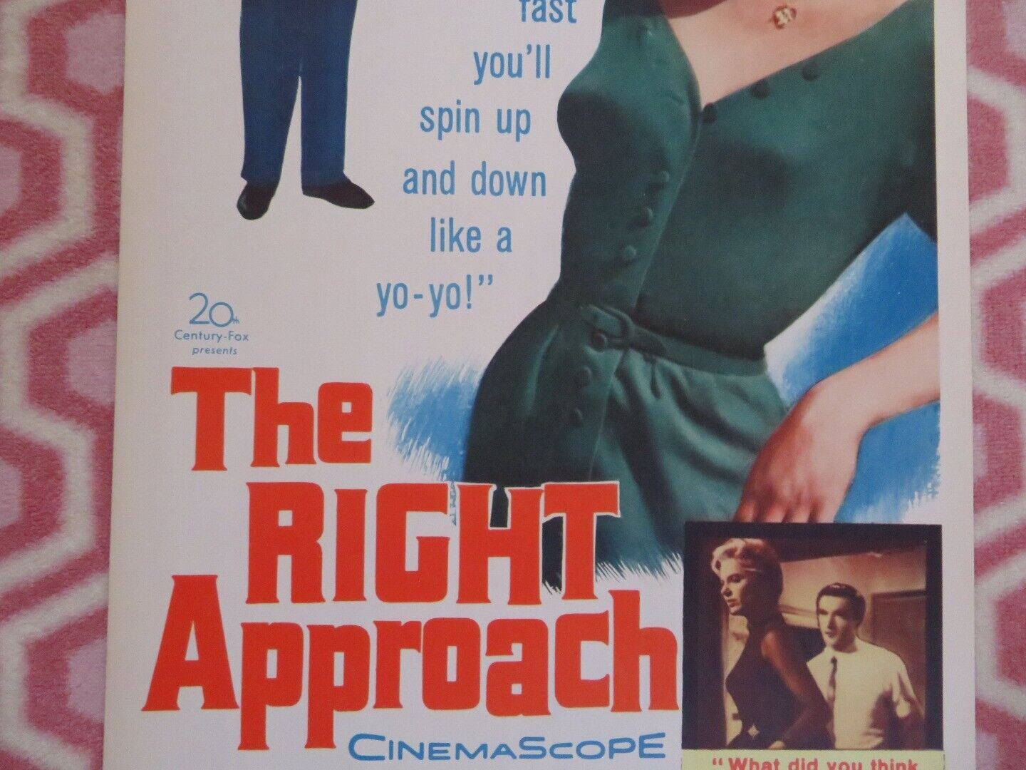THE RIGHT APPROACH US INSERT (14"x 36") POSTER JULIET PROWSE GARY CROSBY 1961 Movie posters
