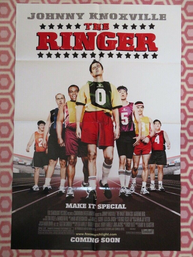 THE RINGER US FOLDED ONE SHEET POSTER JOHNNY KNOXVILLE BRIAN COX 2005 - Rendezvous Cinema