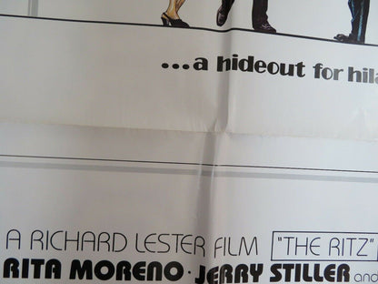 THE RITZ ONE SHEET POSTER JERRY STILLER D.RICHARD LESTER 1976 Movie posters