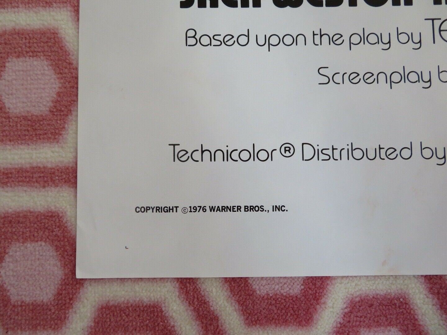 THE RITZ ONE SHEET POSTER JERRY STILLER D.RICHARD LESTER 1976 Movie posters