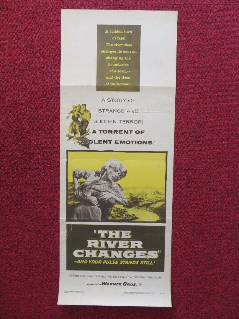 THE RIVER CHANGES US INSERT (14"x 36") POSTER ROSSANA RORY HARALD MARESCH 1956 Movie posters