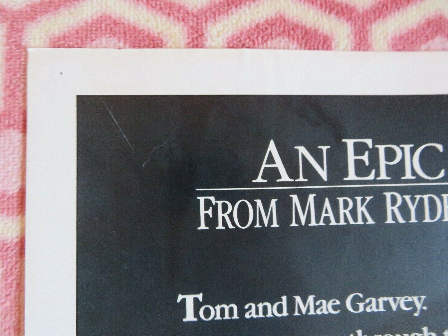 THE RIVER FOLDED US ONE SHEET POSTER MEL GIBSON SISSY SPACEK 1984 Movie posters