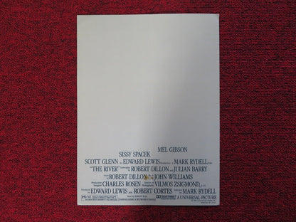THE RIVER US SCREENING PROGRAM SISSY SPACEK MEL GIBSON 1984 Rendezvous Cinema Movie posters