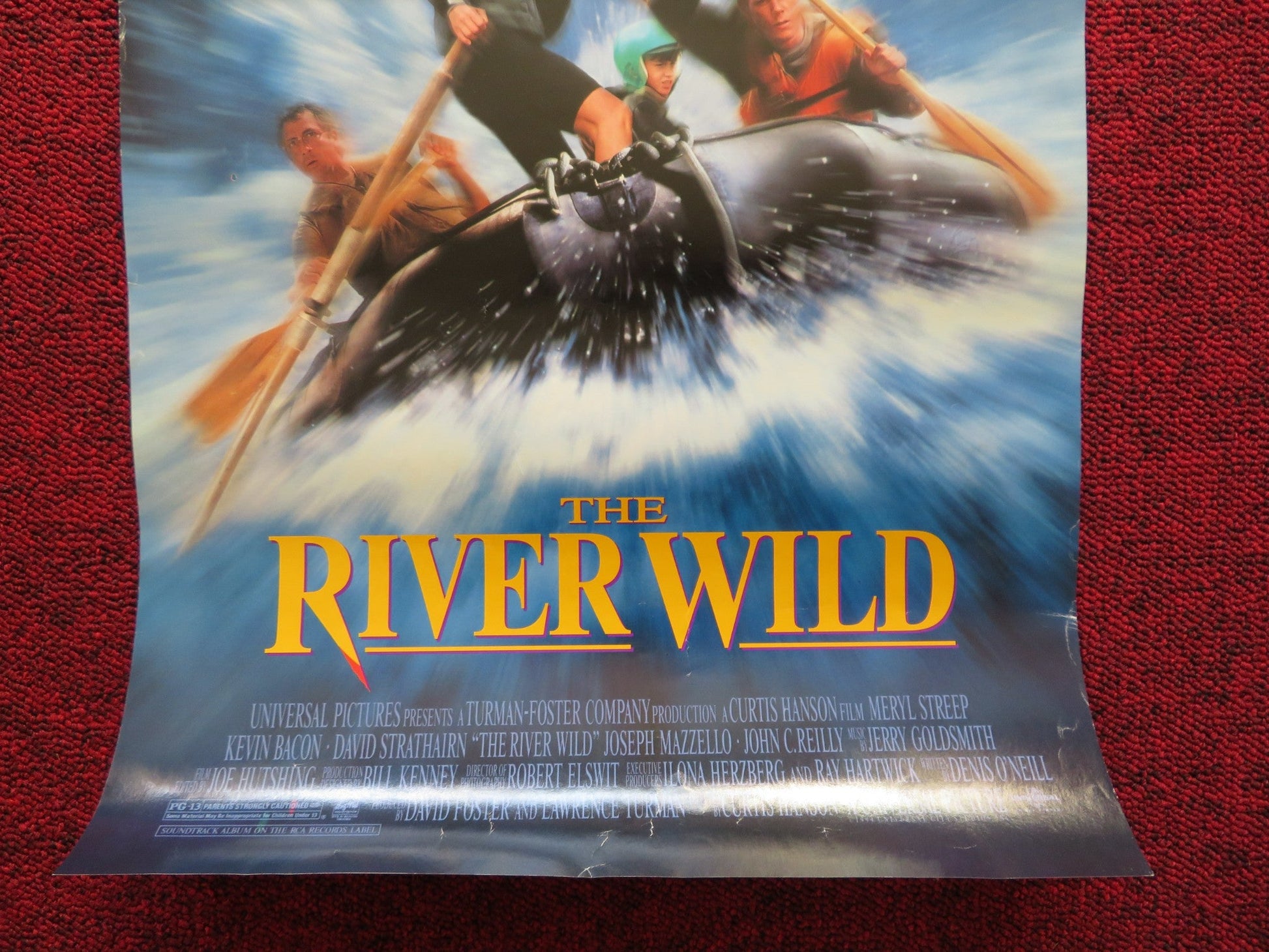 THE RIVER WILD POSTER MERYL STREEP KEVIN BACON 1994 Rendezvous Cinema Movie posters