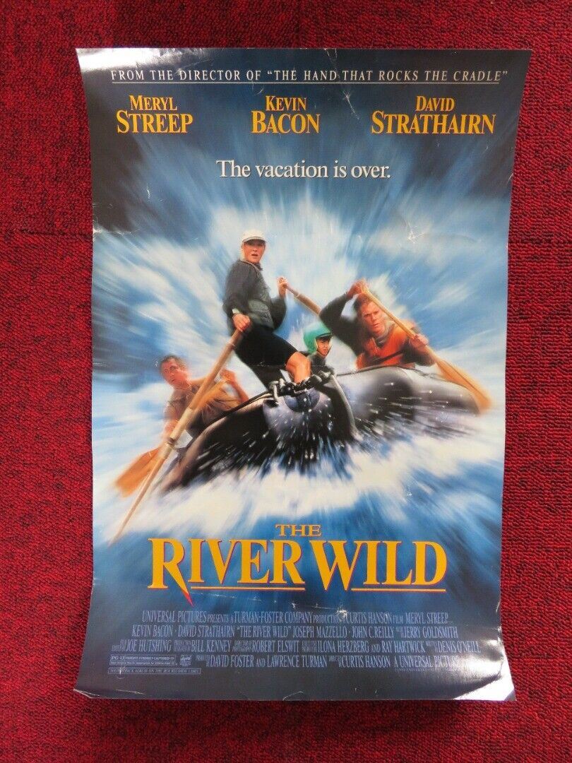 THE RIVER WILD U.S MINI (11" X 17") POSTER MERYL STREEP KEVIN BACON 1994 Movie posters