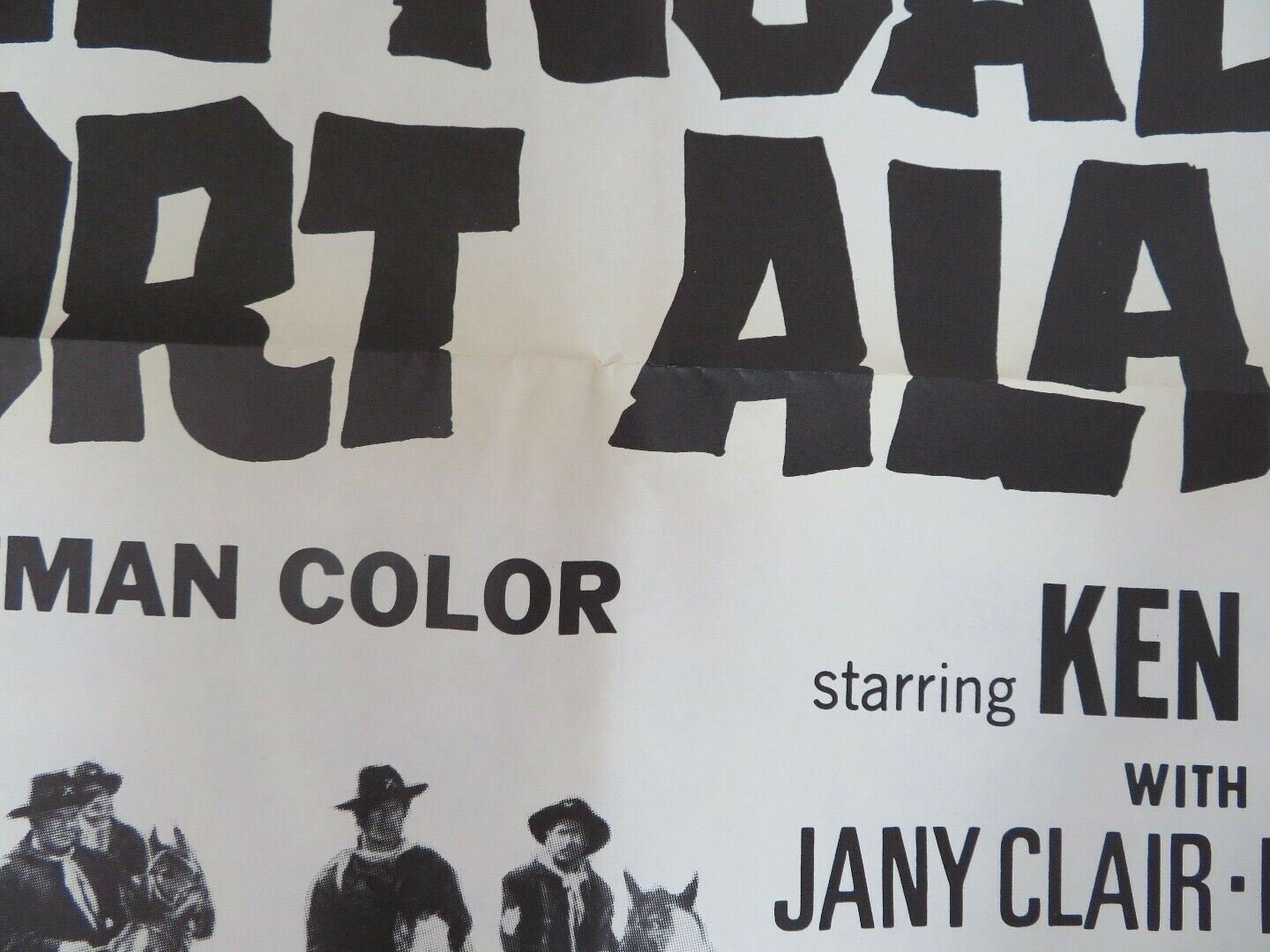 THE ROAD TO FORT ALAMO MARIO BAVA US ORIGINAL 1 SHEET POSTER RETRO 1964 - Rendezvous Cinema