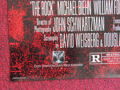 THE ROCK FOLDED US ONE SHEET POSTER SEAN CONNERY NICOLAS CAGE 1996 Rendezvous Cinema Movie posters