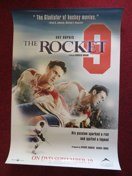 THE ROCKET US ONE SHEET ROLLED POSTER ROY DUPUIS STEPHEN MCHATTIE 2005 Movie posters