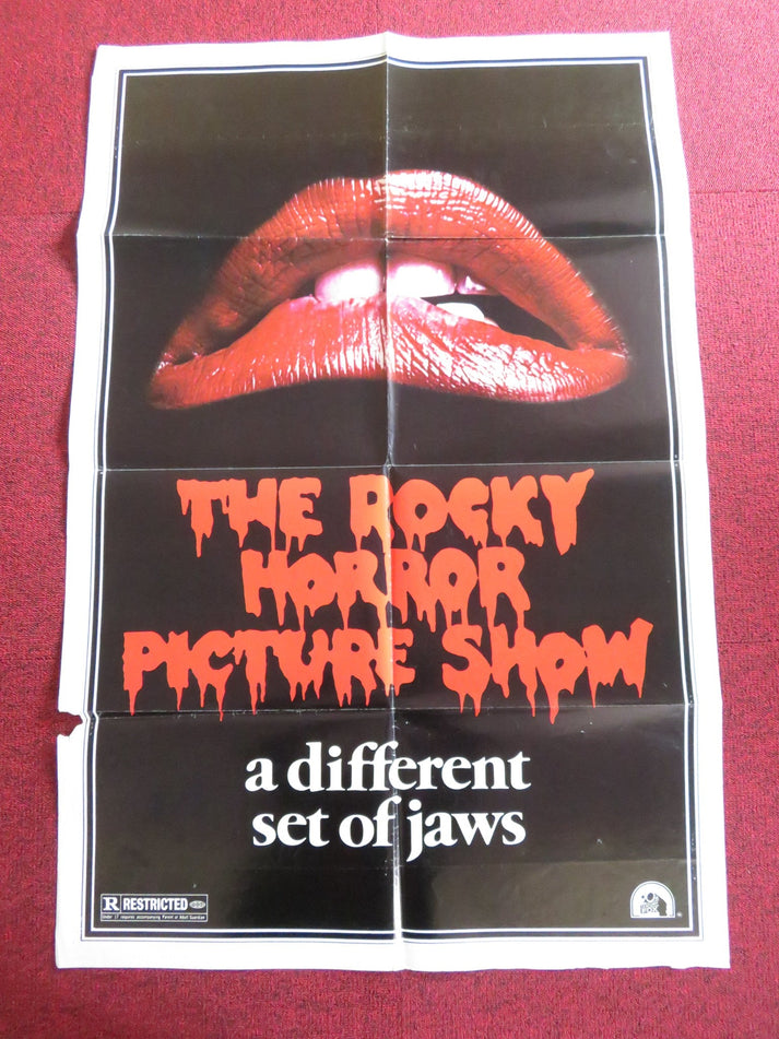 THE ROCKY HORROR PICTURE SHOW FOLDED US ONE SHEET POSTER TIM CURRY SAR ...