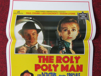THE ROLY POLY MAN ITALIAN LOCANDINA (27.5"x13") POSTER PAUL CHUBB 1995 Movie posters