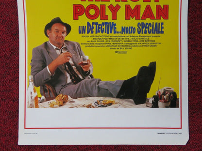 THE ROLY POLY MAN ITALIAN LOCANDINA (27.5"x13") POSTER PAUL CHUBB 1995 Movie posters