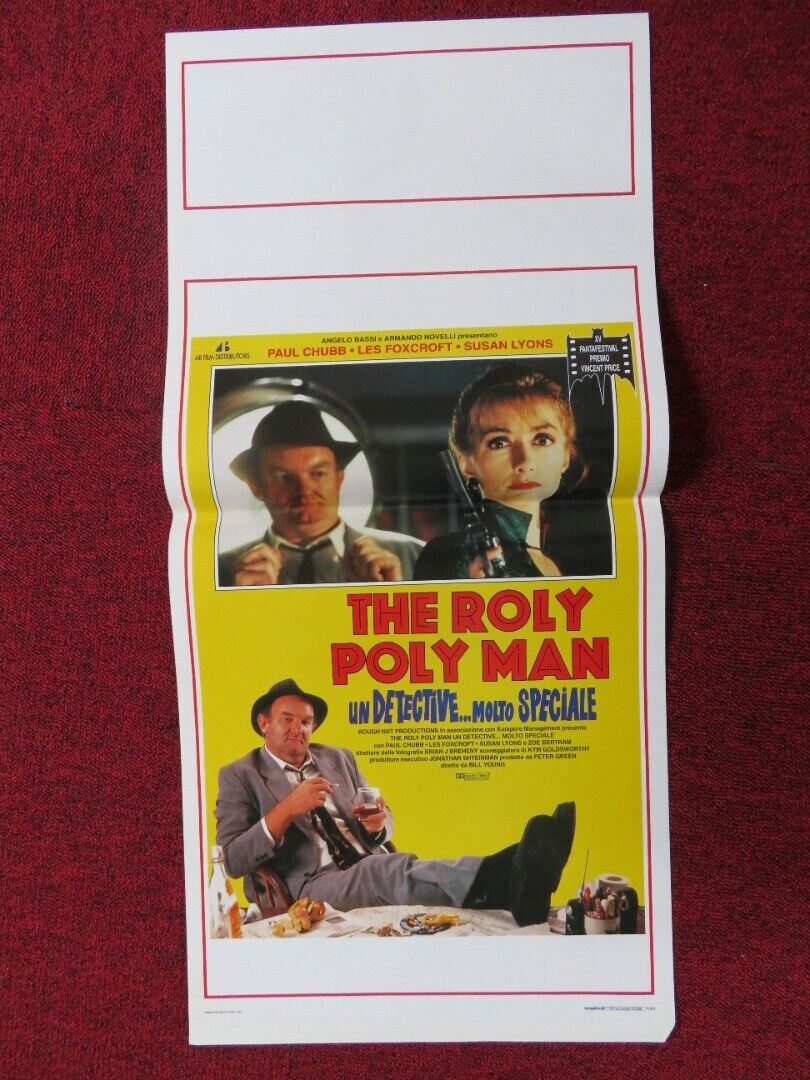 THE ROLY POLY MAN ITALIAN LOCANDINA (27.5"x13") POSTER PAUL CHUBB 1995 Movie posters