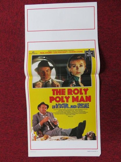 THE ROLY POLY MAN ITALIAN LOCANDINA (27.5"x13") POSTER PAUL CHUBB 1995 Movie posters