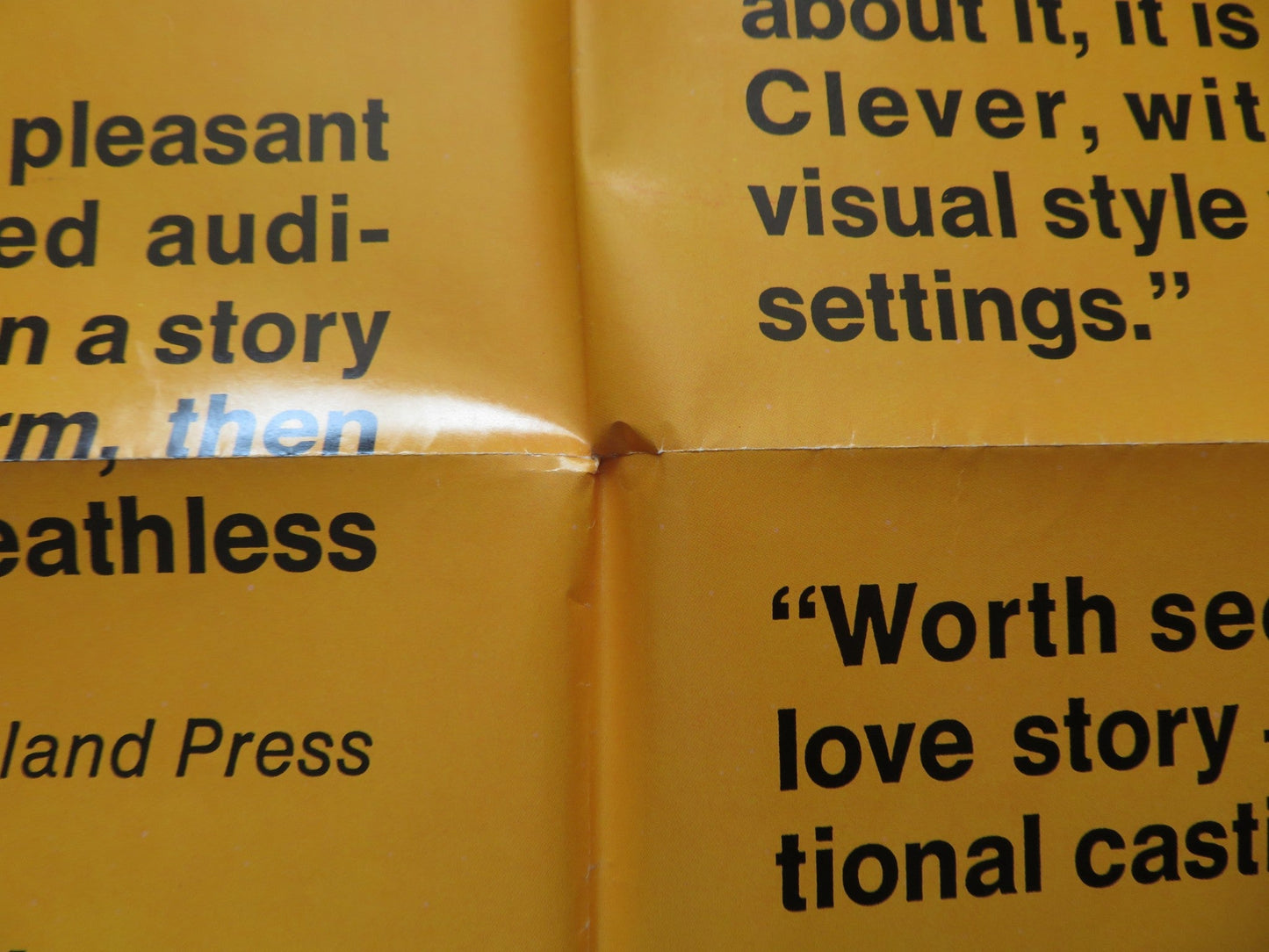 THE ROMANTIC ENGLISHWOMAN FOLDED US ONE SHEET POSTER MICHAEL CAINE 1975 Rendezvous Cinema Movie posters