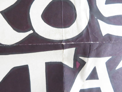 THE ROSE TATTOO FOLDED US ONE SHEET POSTER BURT LANCASTER ANNA MAGNANI 1955 Rendezvous Cinema Movie posters