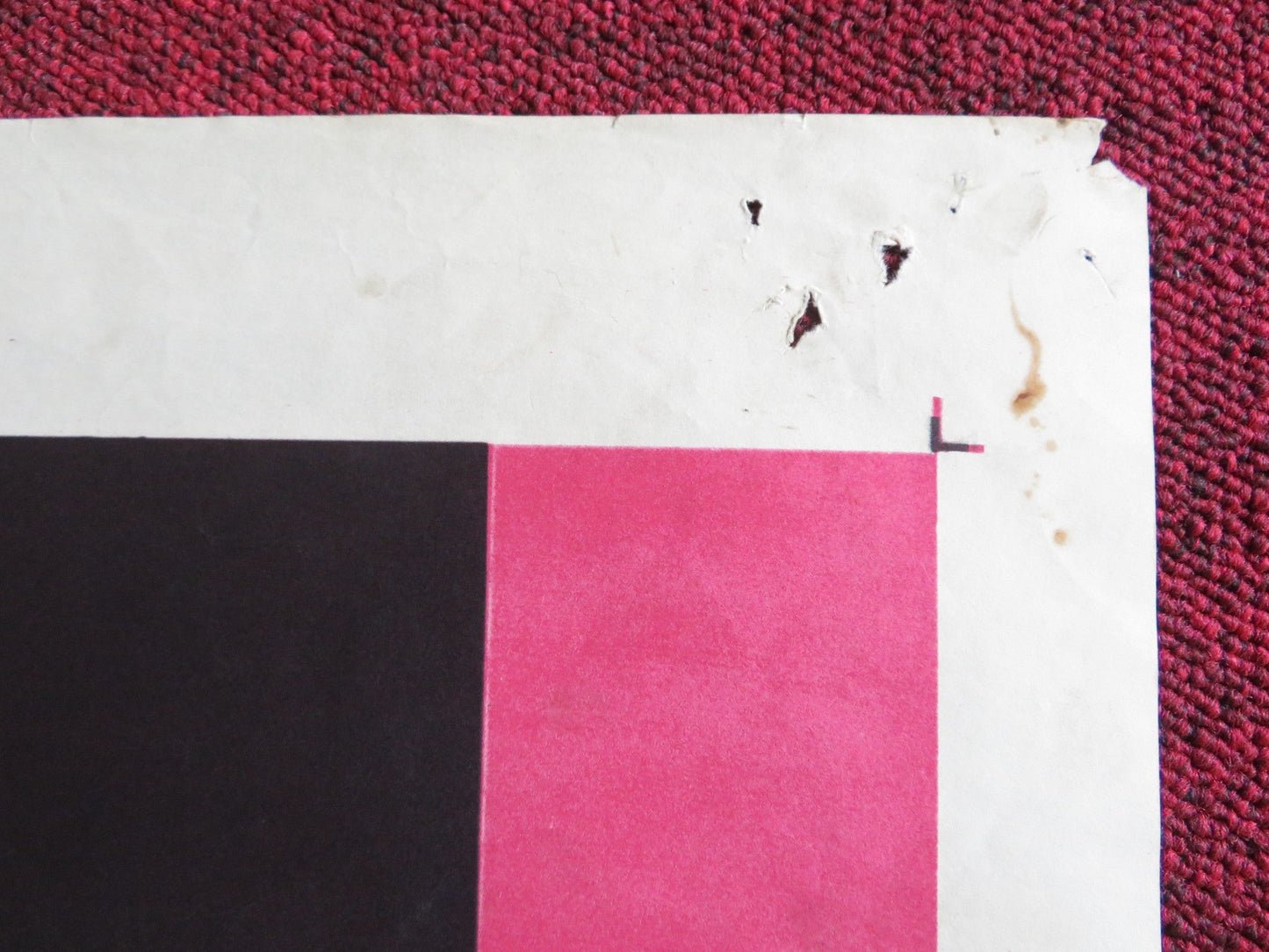 THE ROSE TATTOO FOLDED US ONE SHEET POSTER BURT LANCASTER ANNA MAGNANI 1955 Rendezvous Cinema Movie posters