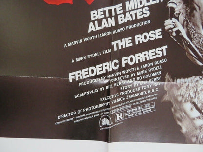 THE ROSE US ONE SHEET POSTER BETTE MIDLER ALAN BATES 1979 Movie posters