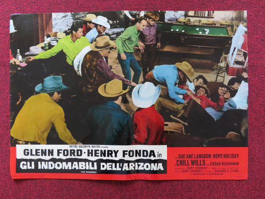THE ROUNDERS - D ITALIAN FOTOBUSTA POSTER GLENN FORD HENRY FONDA 1965 Rendezvous Cinema Movie posters