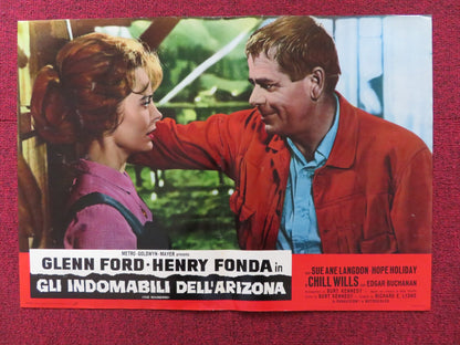 THE ROUNDERS - E ITALIAN FOTOBUSTA POSTER GLENN FORD HENRY FONDA 1965 Rendezvous Cinema Movie posters