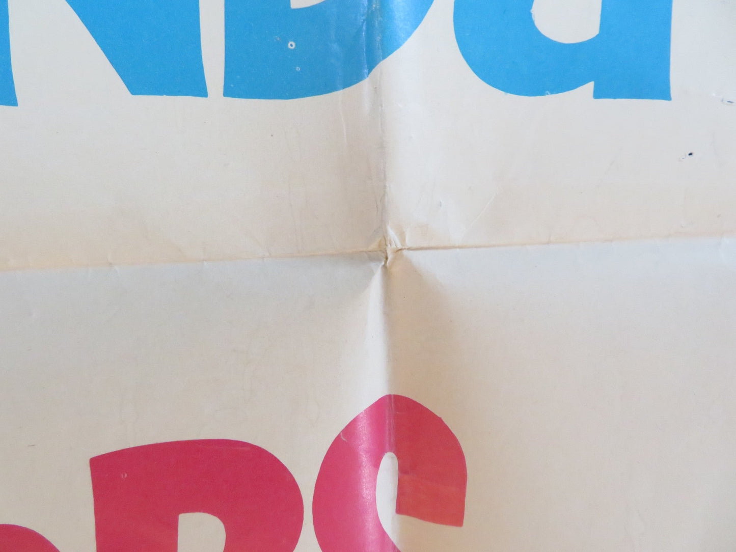 THE ROUNDERS FOLDED US ONE SHEET POSTER GLENN FORD HENRY FONDA 1965 Rendezvous Cinema Movie posters