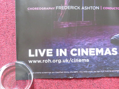 THE ROYAL BALLET RHAPSODY THE TWO PIGEONS UK QUAD (30"x 40") ROLLED POSTER 2016 Rendezvous Cinema Movie posters