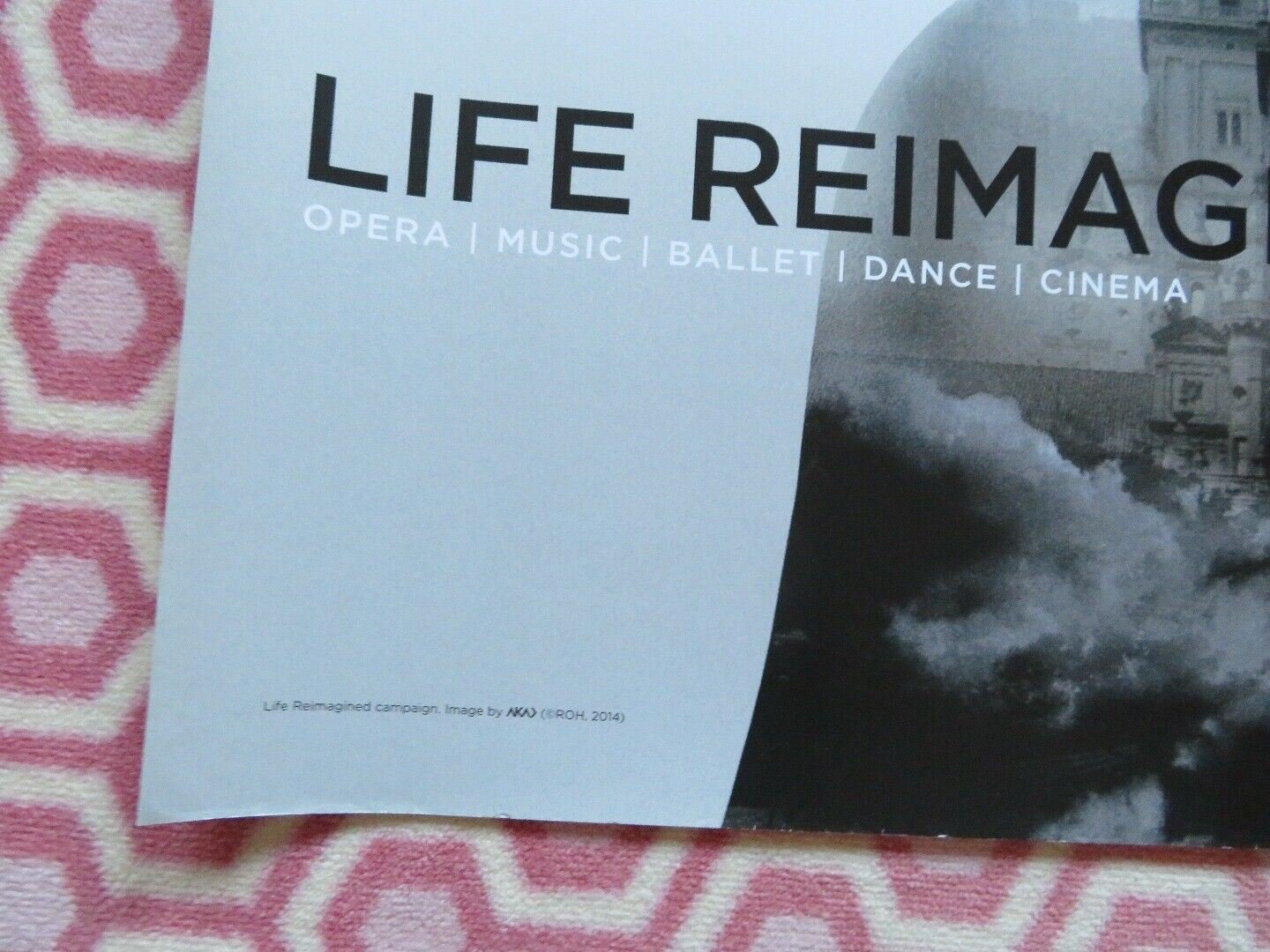 THE ROYAL OPERA HOUSE 2014/15 LIVE CINEMA SEASON QUAD (30"x 40") ROLLED POSTER Rendezvous Cinema Movie posters