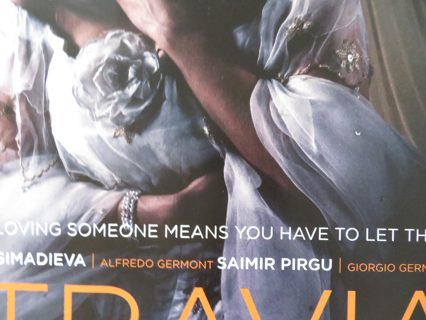 THE ROYAL OPERA HOUSE: LA TRAVIATA UK QUAD (30"x 40") ROLLED POSTER 2016 Rendezvous Cinema Movie posters