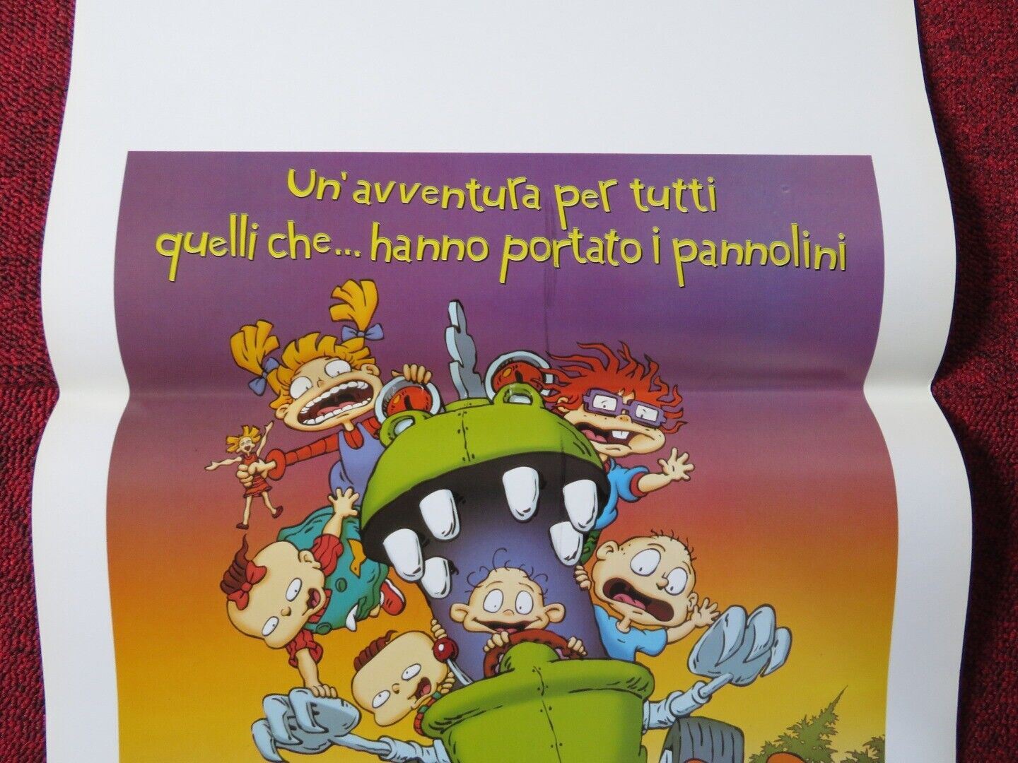 THE RUGRATS MOVIE ITALIAN LOCANDINA (27"x13") POSTER ELIZABETH DAILY 1999 Movie posters